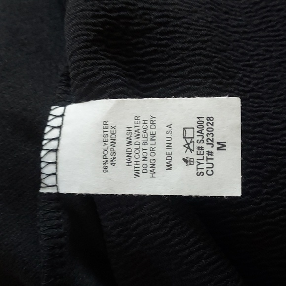 SSOULM Blazer/ Cardigan Draped coller Black Medium - Picture 6 of 7